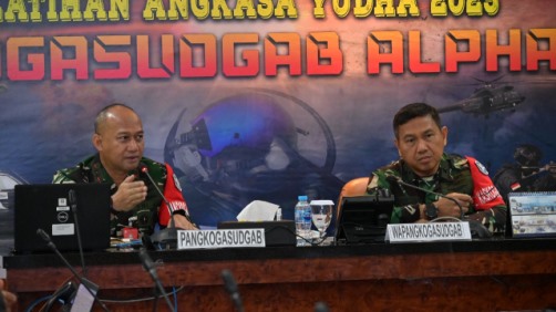 Pembinaan Kesiapan Operasi Udara, Pangkodau I Pimpin Gladi Posko Awali Latihan Angkasa Yudha
