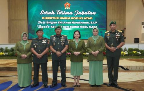 Hadapi Tugas Yang Semakin Kompleks, Dankodiklatad Pimpin Sertijab PJU