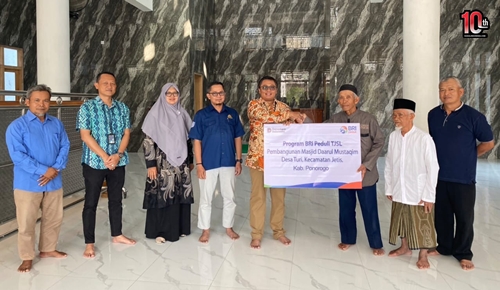 BRI Ponorogo Dukung Pembangunan Masjid Desa Turi, Perkuat Peran Sosial Lewat Program CSR