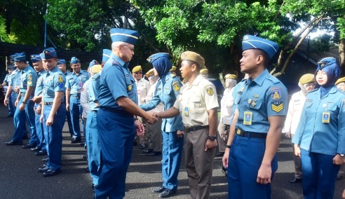Wadan Seskoal Pamitan Kepada Seluruh Prajurit dan PNS Seskoal