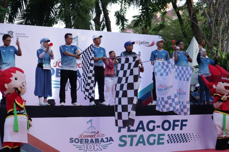 Sukses! Lebih Dari 3.000 Pelari Meriahkan Bank Jatim JConnect Run Soerabaja 10K