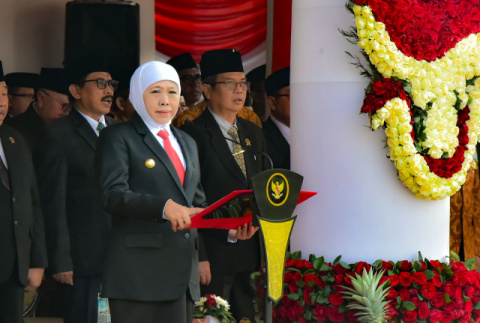 Peringati Hari Kesaktian Pancasila, Gubernur Khofifah : Jadi Momentum Perekat Persatuan dan Kesatuan Bangsa
