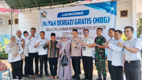 Launching MBG Burneh Bangkalan Serap Puluhan Tenaga Kerja Lokal