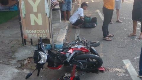 Kecelakaan Lalu Lintas di Ponorogo, Supra vs Truk 2 Pelajar Luka luka
