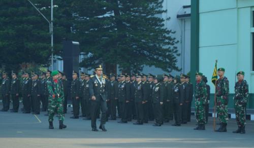 Perkokoh Peran TNI Sebagai Benteng Terakhir, Kodiklatad Peringati HUT TNI ke-80 dengan Khidmat