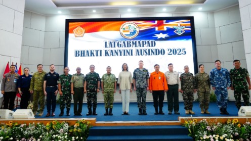 Hadapi Ancaman Bencana Alam, Kapusjianmar Seskoal Hadiri Pembukaan Latgabmapad Bhakti Kanyini Ausindo 2025
