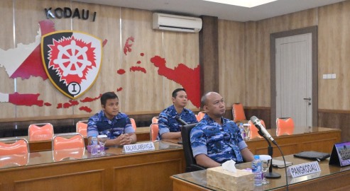 Melalui Vicon, Pangkodau I Hadiri Pembukaan Latihan Mission Oriented Training TNI AU TA 2025