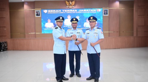 Sertijab Danlanud ASH, Pangkodau I Ajak Komandan Baru Jalin Silaturahmi dengan Forkopimda