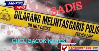 Pelajar 16 Tahun Tega Bacok Nenek Hingga Alami Luka Serius