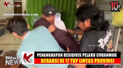 Video Penangkapan 3 Residivis Pelaku Curanmor di 17 TKP