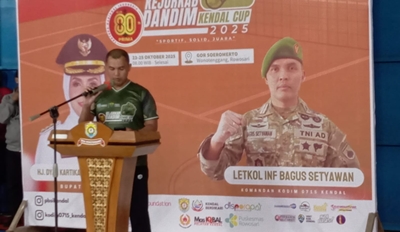 Peringati HUT TNI ke-80 Kodim 0715/ Kendal Gelar Kejurkab Bulutangkis Dandim cup 2025