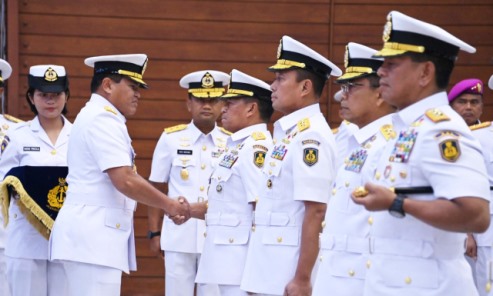 Danseskoal Hadiri Upacara Sertijab Empat Jabatan Strategis di Lingkungan TNI AL