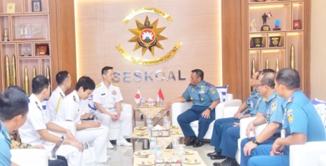 Seskoal Terima Courtesy Call Director General of The Operation and Plans Department, Maritime Staff Office JMSDF