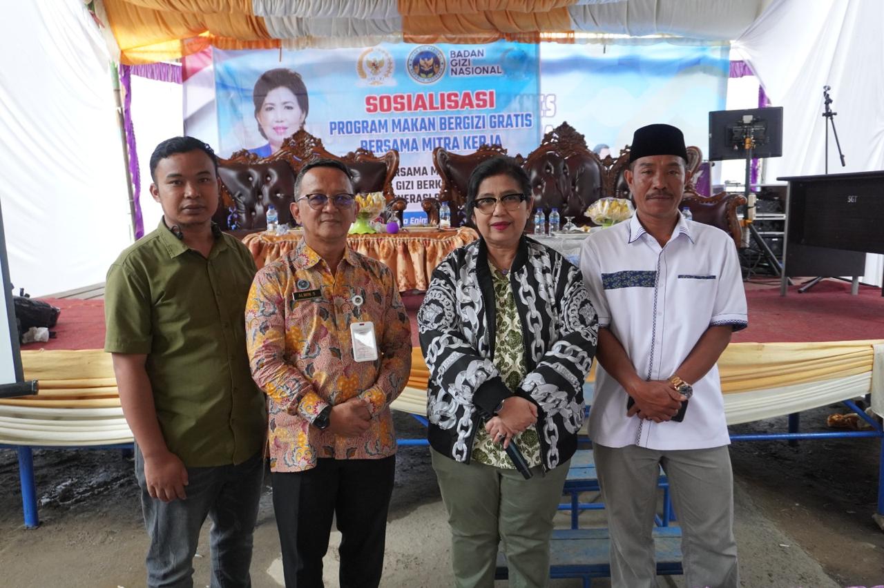 Sosialisasi Program Makan Bergizi Gratis Hadir di Desa Segamit Sumatera Selatan Dorong Kepedulian Gizi Anak