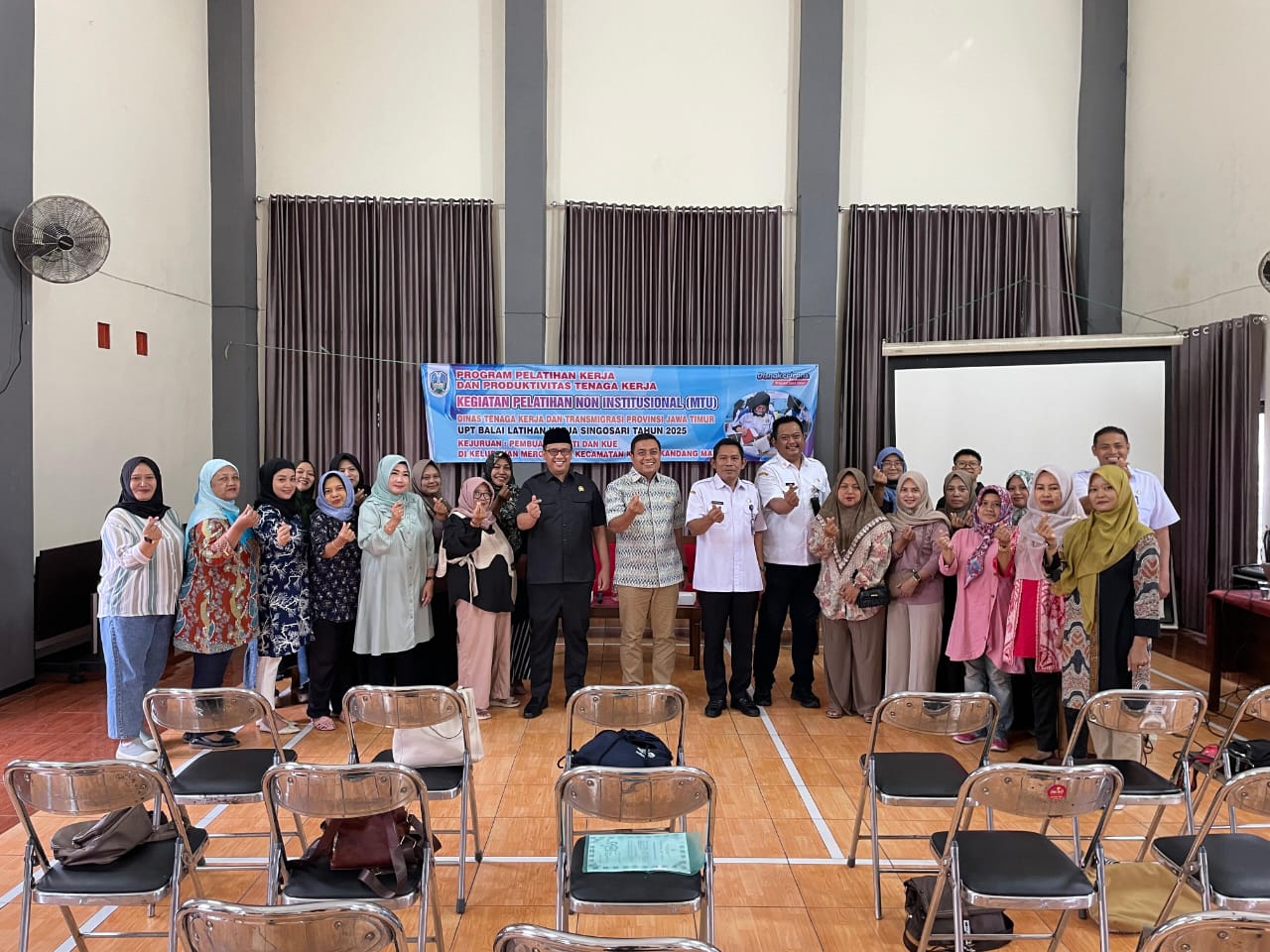 Tumbuhkan Kemandirian Warga Malang Anggota DPRD Jatim ini Fasilitasi Pelatihan Kerja