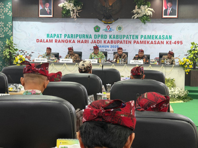 Memperingati Hari Jadi Pamekasan, DPRD Gelar Rapat Paripurna Mendengarkan Pidato