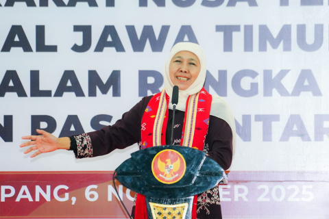 Gubernur Khofifah Silaturahim Dengan Masyarakat NTT Asal Jatim, Ajak Jaga Guyub Rukun dan Perkuat Sinergi Ekonomi Antarwilayah