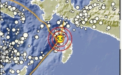Gempabumi M5,5 Guncang Kepulauan Aru Maluku