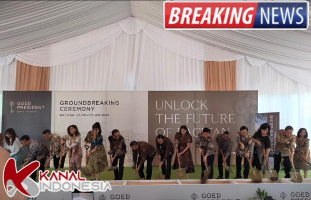 SBY Presiden RI ke – 6 bersama Hermanto Tanoko Resmikan Peletakan Batu Pertama Goed President Hotel Bintang 4 di Pacitan