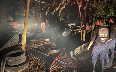 Kandang Ayam di Ngimbang Lamongan Ludes Terbakar, Kerugian Capai Rp250 Juta