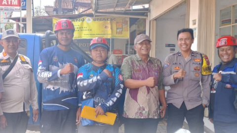 Antisipasi Bencana Alam, Polsek Baleendah Bandung bersama Kelurahan Wargamekar Lakukan Pemantauan Wilayah