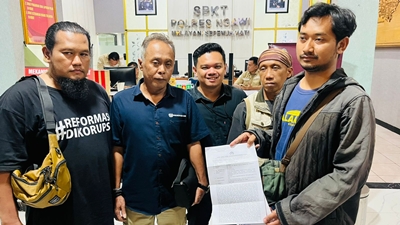 PWI Ngawi Resmi Laporkan Oknum SPPG ke Polisi, Tolak Damai Atas Intimidasi