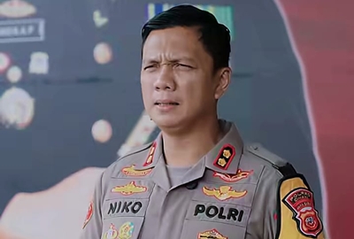 Polres Cimahi Terapkan One Way di Jalur Lembang Bandung Barat