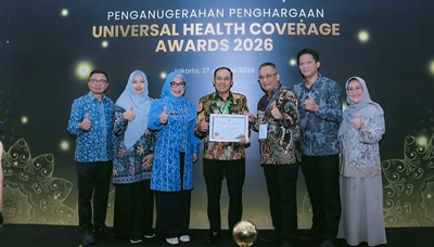 Cimahi Kembali Raih UHC Awards 2026, Cakupan JKN Tembus 98 Persen