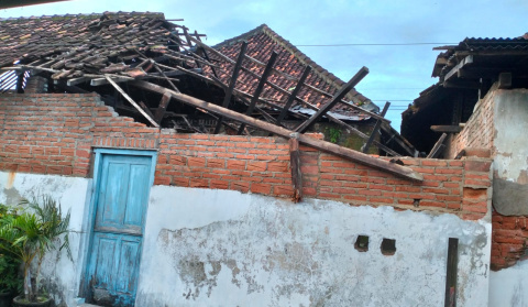 Update Gempa M6.4 Pacitan dan Bantul, 7 Luka-luka, 4 Rumah Terdampak