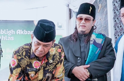 Hampir 10 Tahun Dibangun Swadaya, Masjid Jami Al-Ikhlas Cipageran Cimahi Diresmikan